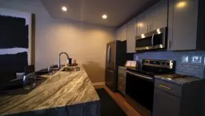 riverwalk philly luxury apartments kitchen